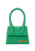 Le Chiquito, &pound;250, Handbags, Green, Leather, Front view
